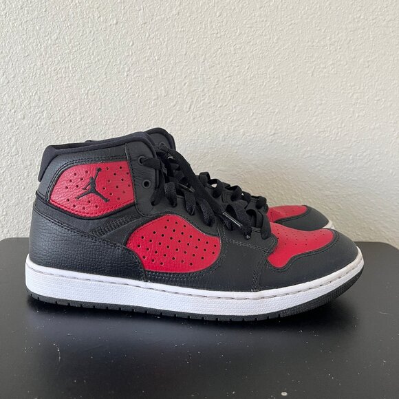 Nike Jordan Men's Access Black Gym Red White Size 9 Style AR3762-006 - Picture 1 of 11